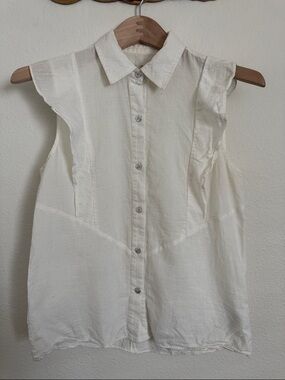 7 For All Mankind Cotton Blouse